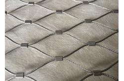 China Corrosion Resisting Stainless Steel Ferrule Mesh , Flexible Stainless Steel Mesh supplier