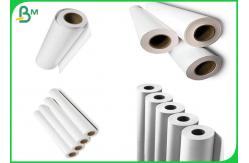 China A0 80gsm 36inch * 150m Inkjet Plotter Paper Roll For Canon Plotter Printer supplier
