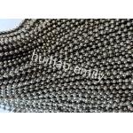 Gun Metal Color Ball Chain Beaded Curtain For Hotel Decoration for sale