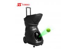 China Automatic Tennis Ball Throwing Machine With Telescopic Rod And LCD Remote Control supplier