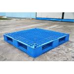 Rackable Plastic Shipping Pallets For Storage / Distribution , Blue Plastic Pallet Recycling for sale