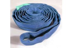 China High Tenacity Blue Polyester Webbing Sling 240mm Width supplier