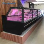 Cooked Meat 4 Foot Deli Case , 330L Seafood Display Fridge Insulating Glass for sale