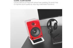 China Improve Your Audio Experience with Polished Metal Speaker Stands Included Hardware supplier