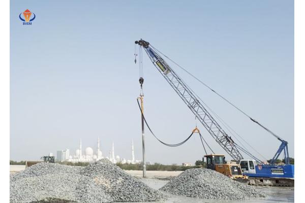 High Efficiency Vibro Compaction Piling Vibrating Floater BJV75E-377