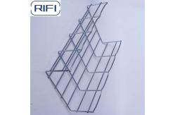 China Wire Mesh Electrical Cable Tray With Customized Load Capacity And Length 1000MM-6000MM supplier