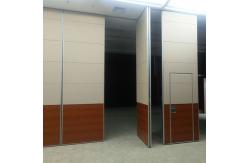 China MDF Finish Folding Partition Walls For Room Division Easy To Operate supplier