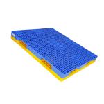 Economy Double Faces 55*48 Stackable Plastic Pallets 1.5T Racking Load for sale