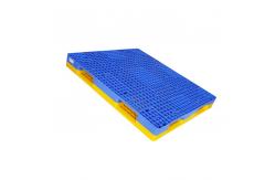 China Economy Double Faces 55*48 Stackable Plastic Pallets 1.5T Racking Load supplier