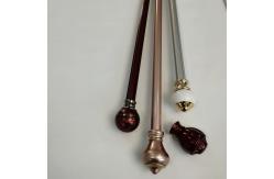 China 1.8ft 22 Inch Single Track Adjustable Ceiling Mount Curtain Rod supplier