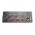 Numeric Keys Stainless Steel Keyboard USB PS2 With 25.0mm Trackball for sale