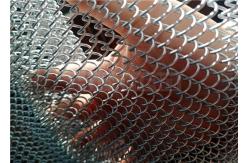 China Silver Aluminium Coil Metal Mesh Drapery 1.2x8x8mm As Window Screen Curtains supplier