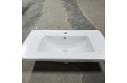 China Large American Standard Rectangular Drop In Vanity Sinks Bathroom 900mm supplier