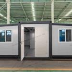 Double Wing Prefab 40ft Expandable Container House Different Layout Options Easy Installation Transportation And Relocation for sale