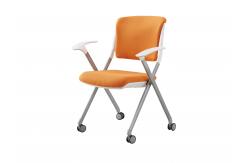 China Fixed Foldable Office Chairs PP Plastic For School / Office Training Room supplier