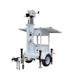 Solar Security Camera Trailer Mobile Surveillance Trailer For Public Security for sale