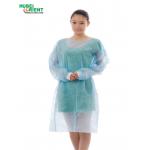 OEM Non Sterilized Nonwoven Disposable Surgeon Gown With Knitted Cuff for sale