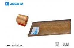 China Strong Structure Nickel Clad Copper Sheet For Automobile / New Energy Industry supplier
