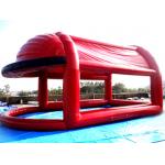 Red Colour UV Protected Kids Inflatable Pool with Tent for Sports Games for sale