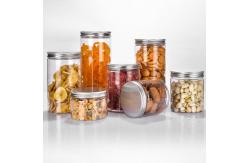 China Snacks Dried Fruit Kitchen Storage Clear Plastic PET Jar With Lids supplier