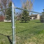 9 Gauge Galvanized Steel Chain Link Fence 50ft Powder Coating for sale