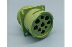 China Green Type 2 Deutsch 9 Pin J1939 Male Plug Connector with 9 PCS of Pins supplier