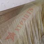 Metal Ring Mesh Brass Color String Curtains