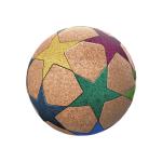 Multicolored Printed Eco Custom Cork Soccer Balls Anti Static for sale