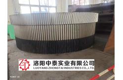 China Mill Girth Gear Cast Iron Custom Large Diameter Ring Gear Rotary supplier