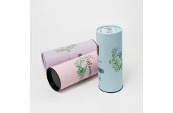 China CMYK Printing Eco Friendly Paper Tube Packaging for T Shirt supplier