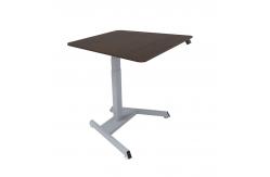 China Single Leg Height Adjustable Sit To Stand 	Steel Executive Desk supplier