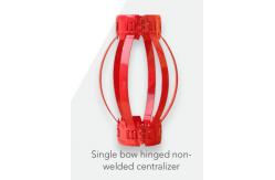 China Hinged Non Welded Bow Spring Centralizer 100 Series Casing Centralizer supplier