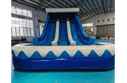 China Double Side PVC Tarpaulin Inflatable Pool Slide For Advertisement supplier