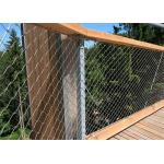 Fall Prevention Sus304 Wire Rope Fence Mesh Netting 2.0mm Anti Corrosion for sale