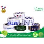 35 Micron Bopp Film Pre Printed Vinyl Coloured Packaging Tape For Contents Checked for sale