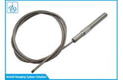 China 2.5mm Steel Custom Wire Rope Assemblies With M8 Threaded Studs supplier