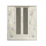 Customized Pictures Metal Wardrobe Closets Bedroom Home Style D500mm for sale