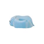Blue Color Promotional Memory Foam Neck Roll Pillow Custom Logo Printed for sale