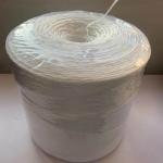 2mm Packaging rope Twisted White Poly Baler twine fibrillated polypropylene tying twine