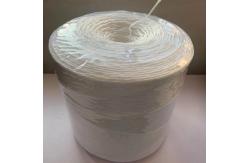 China 2mm Packaging rope Twisted White Poly Baler twine fibrillated polypropylene tying twine supplier