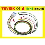 GE- Marquette Medical Patient Monitor ECG cable E9003CE EKG cable 5 leads Snap IEC for sale