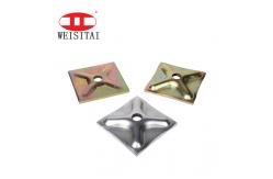 China Square Pressed 18mm Formwork Tie Rod System Waller Plate supplier