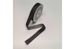 China 100m Light Polyester Silver Reflective Fabric For Safety Vest And Luggage supplier