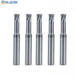 M1 - M12 Metric Thread End Mill Tungsten Carbide Router Bit For Metal Aluminum for sale