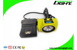 China 13600 MAh LED Miner Cap Lamp IP68 Waterproof 25000 Lux Coal Miners Headlamp supplier
