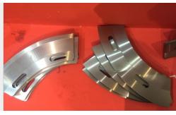 China Flexo Printer Arc Shaped Slotter Knife Blades For Die Cut Machine supplier