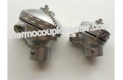 China Alloy Aluminum Thermocouple Connection Head With Ceramic Terminal Block supplier