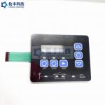 Flat OEM Custom LED Membrane Switch Frame With Embossing Keys for sale