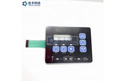China Flat OEM Custom LED Membrane Switch Frame With Embossing Keys supplier