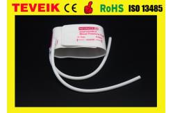 China Disposable Nonwoven cloth material Double Hose NIBP Cuff, Non-Invasive Blood Pressure Cuff supplier